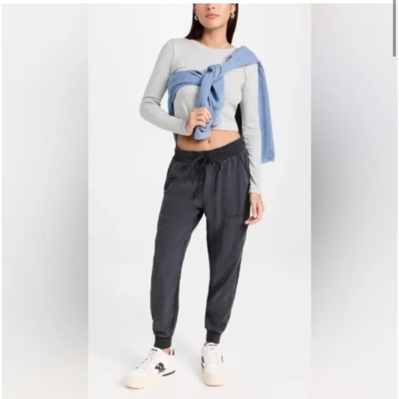 Splendid Lakeside Linen Blend Joggers, Size XL - Picture 1 of 13